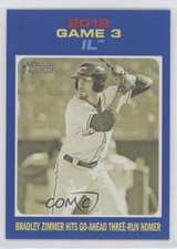2020 Topps Heritage Minor League Edition Blue 57/99 Bradley Zimmer #200 0d8