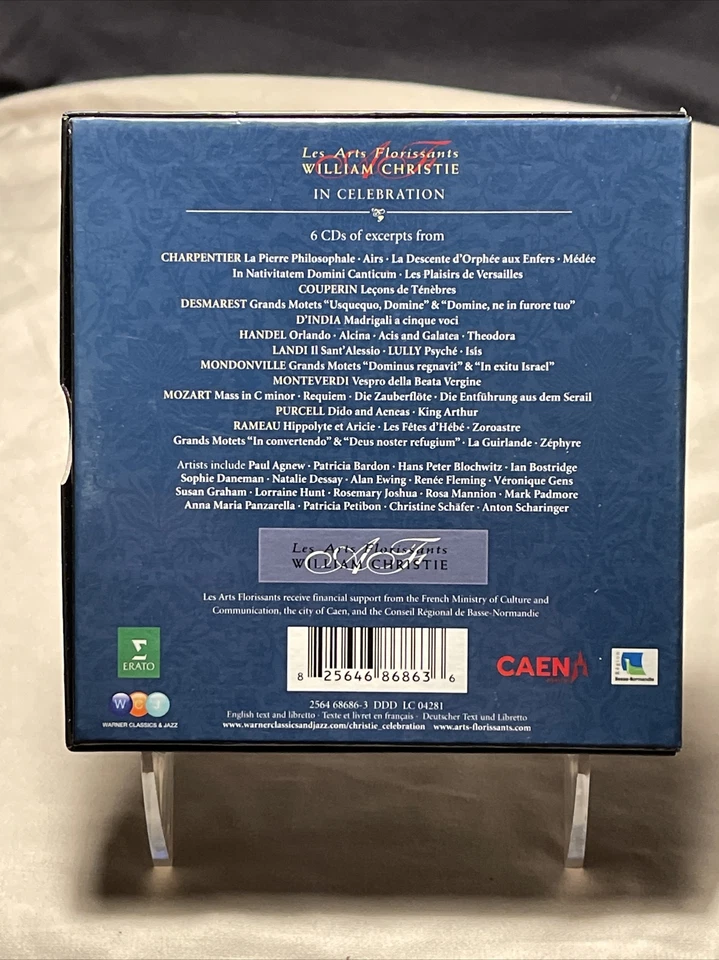 Les Arts Florissants William Christie In Celebration (6xCD) MINT DISCS Foto 4 de 4