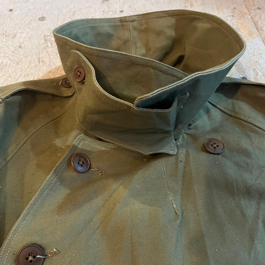French Army 40S Vintage M38 Motorcycle Coat 2 Jacket Men's French Army 40S Vintage M38 Motorcycle Coat 2 Jacket Men's