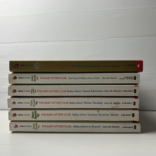 6 x Vintage 80s 90s The Baby-Sitters Club Super Special Books #1,2,3,4,9,11 - Picture 2 of 12