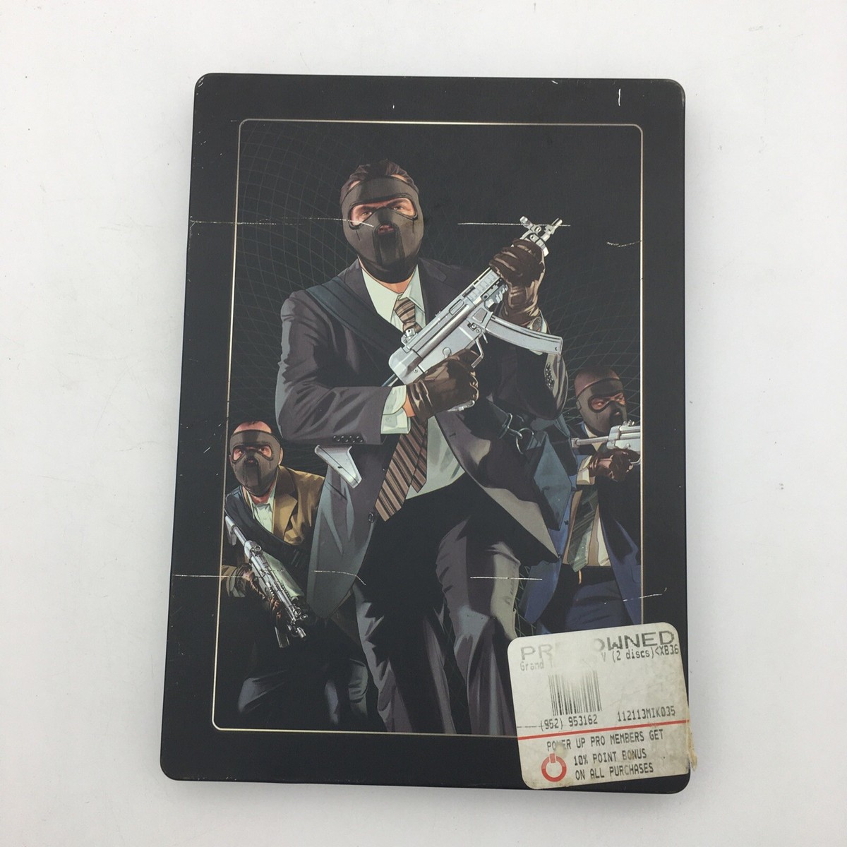 Grand Theft Auto V 5 Steelbook Microsoft Xbox 360 No Map