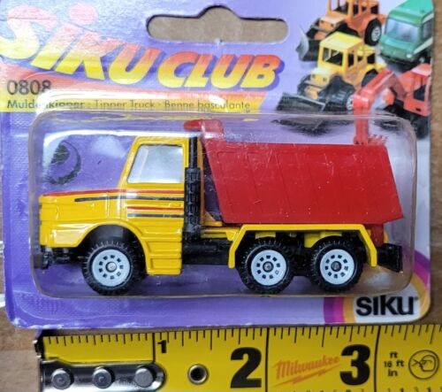 Vintage Siku Club Scania Tipper Truck 0808 1:64 Made In Germany - Picture 2 of 4