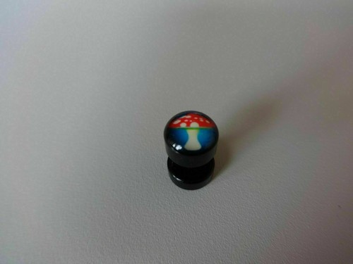 1 Paar Acryl Plug Ø 8mm football futebol Jaguar Gift Windows Mohn Libelle Zebra - Bild 6 von 36