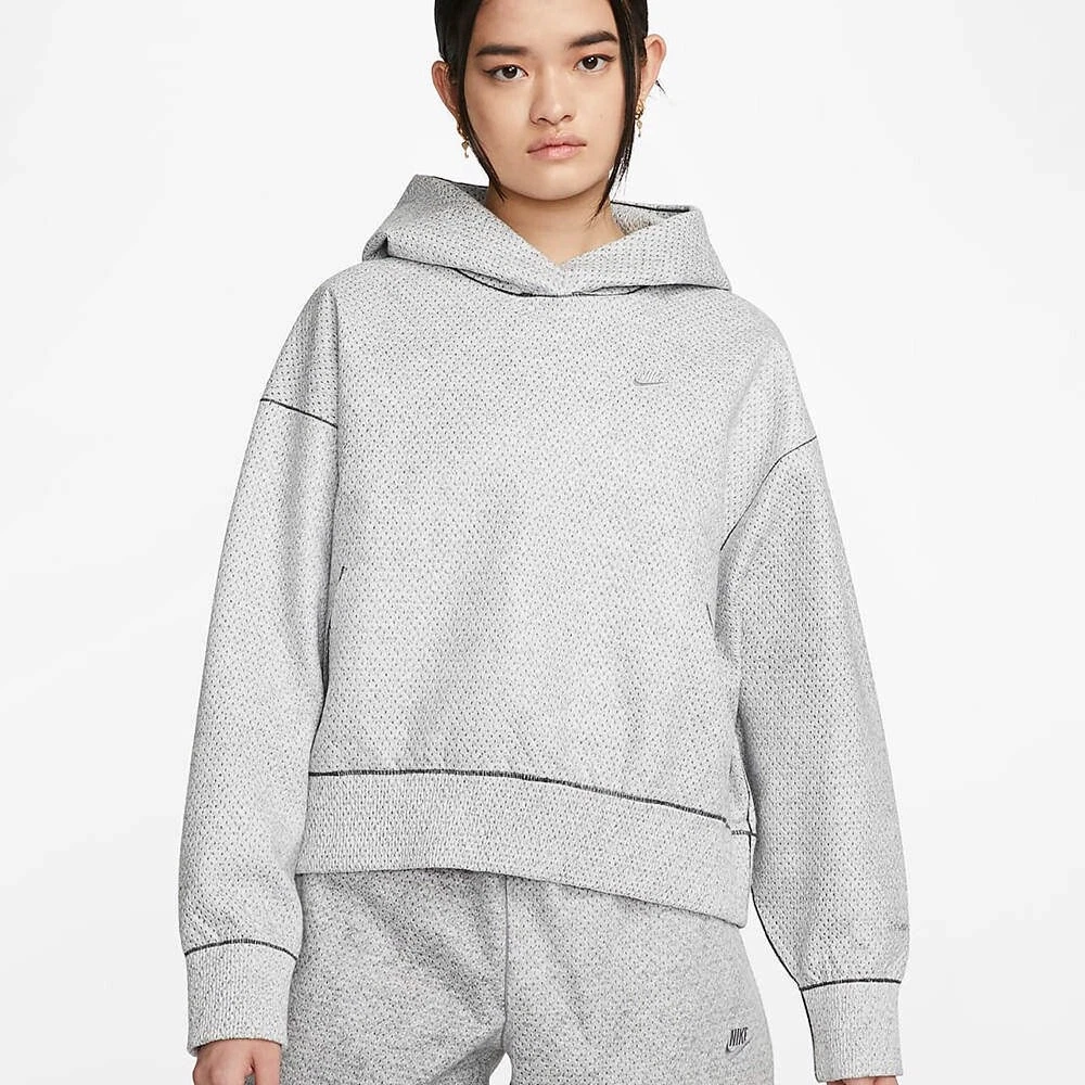 Nike NWT Forward Hoodie Tech Pack Therma Fit Oversized Fit Grey Size XXL