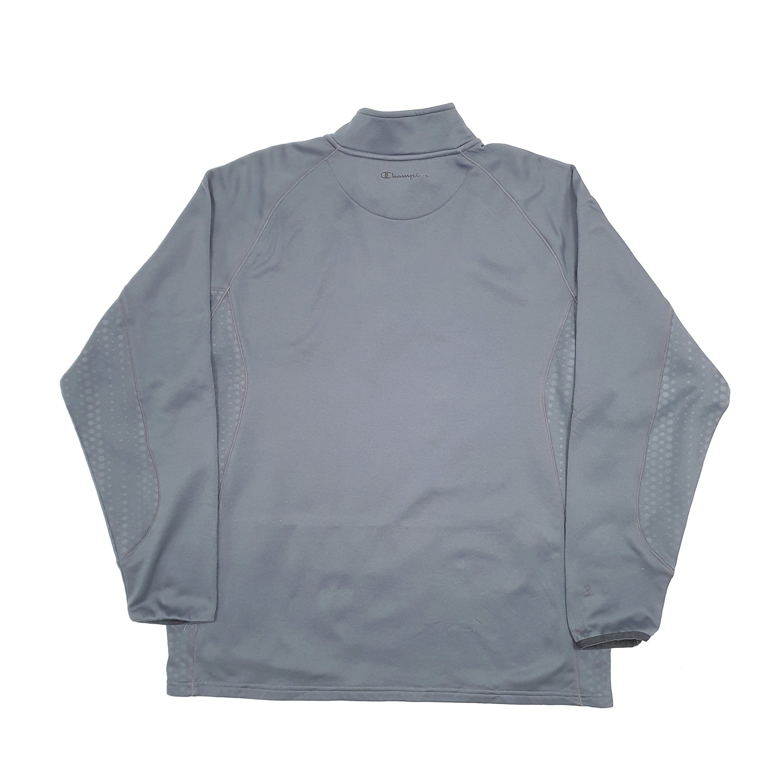 Mens CHAMPION Polyester 1/4 Quarter Zip Jumper Sweatshirt L image 3