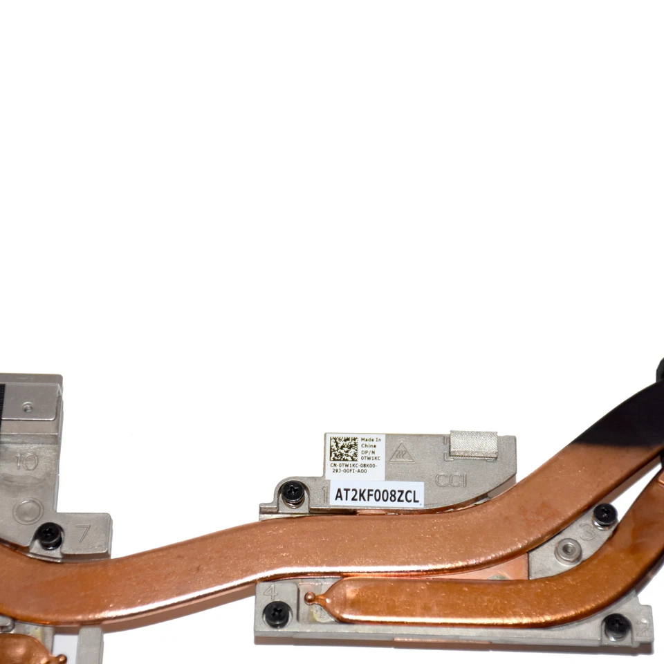 Dell Precision 7540 CPU GPU Heatsink Fan Assembly for Nvidia AT2KF008ZCL TW1KC - Image 4 of 4