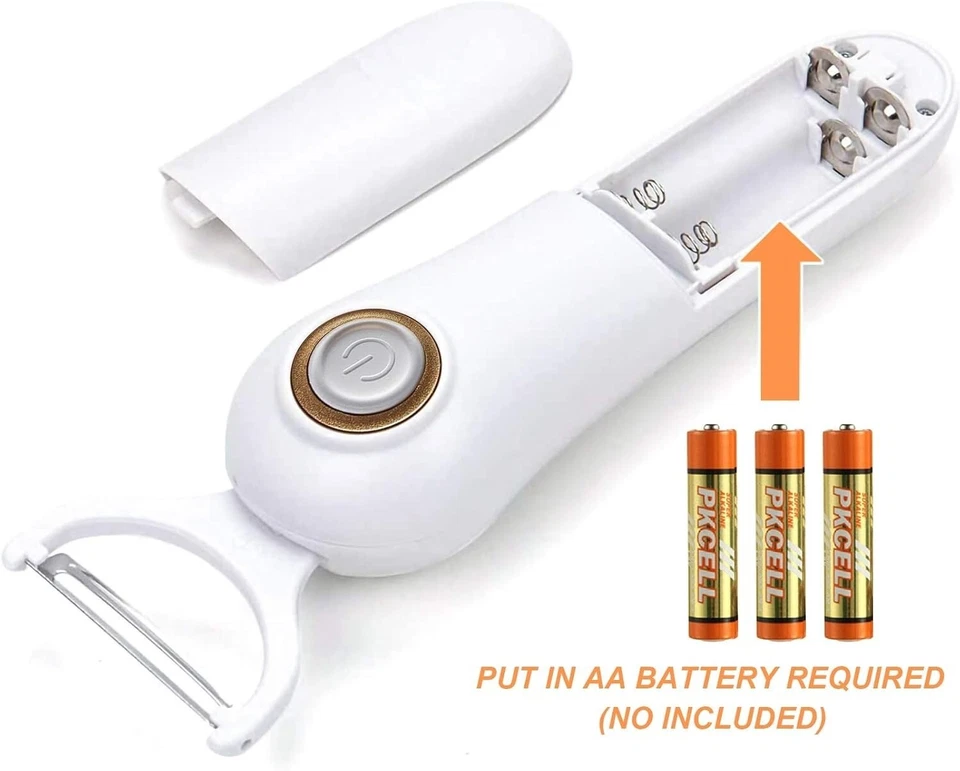 Pelador De Papas Electrico Utencilio De Cocina Pela Patatas Para Verduras Frutas Foto 3 de 4