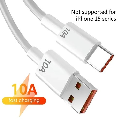 120W 10A Dual Type C Fast Charging Cable Quick Charge USB C Cable Data Cord AUS - Picture 7 of 8