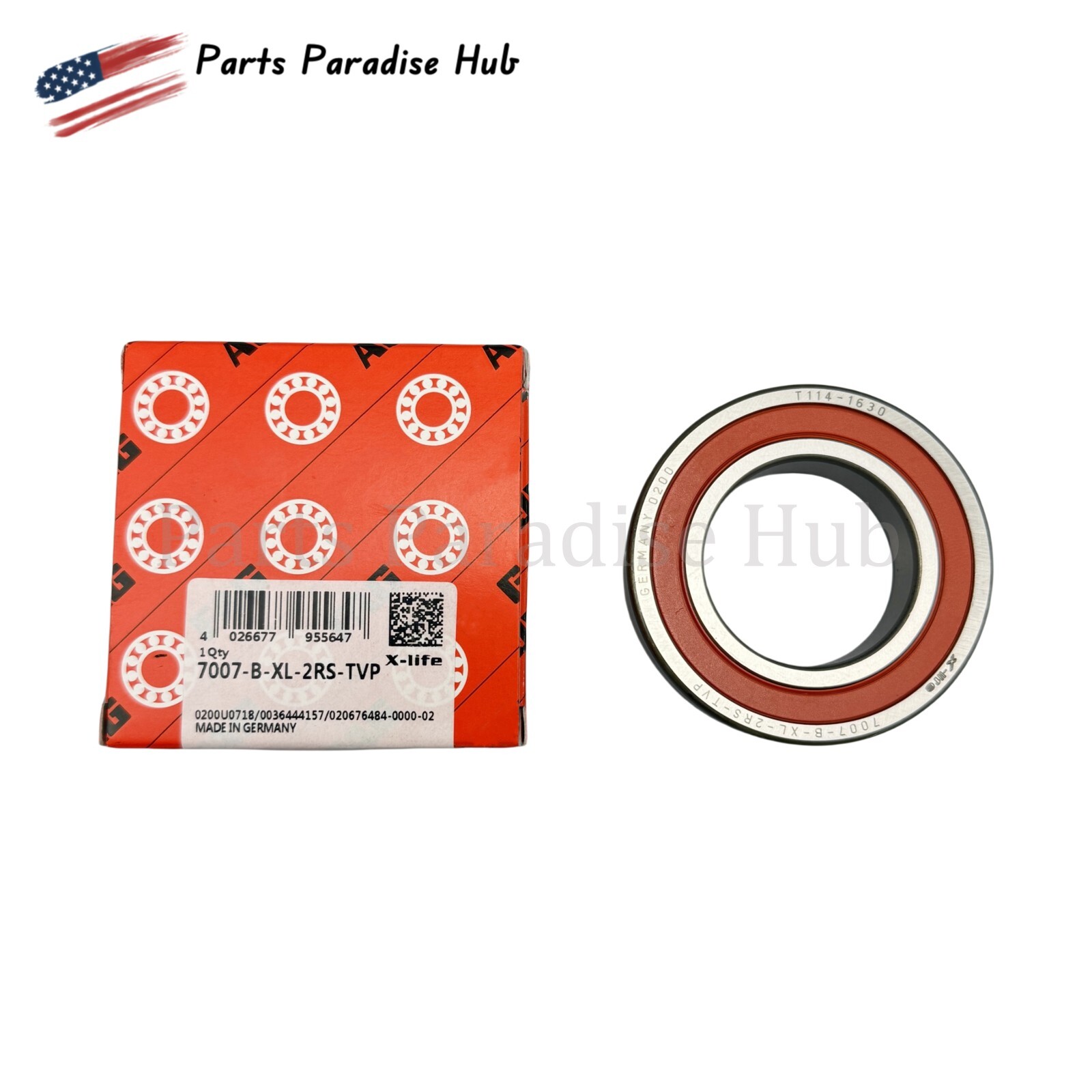 NEW Fits For FAG 7007-B-XL-2RS-TVP Angular Contact Ball Bearing 35x62x14 mm US