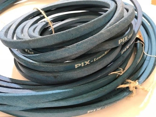 Mower clearance v belts