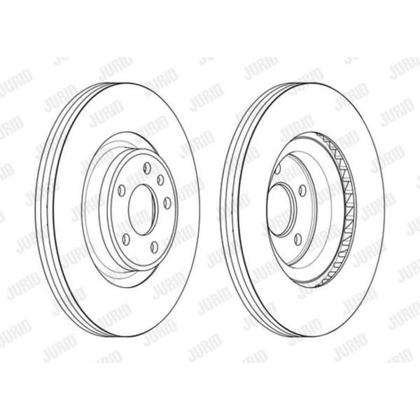 Jurid Bremsscheiben Vorne BelüFtet Ø338 Mm FüR Audi A4 Avant 8W5 B9 8WD-image