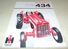 brochure PROSPECTUS tractor MC CORMICK-INTERNATIONAL 434 French