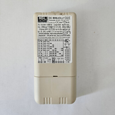 ERSATZTRAFO MGL LICHT MODEL: DC MINI JOLLY LED POWER SUPPLY DIMMABLE
