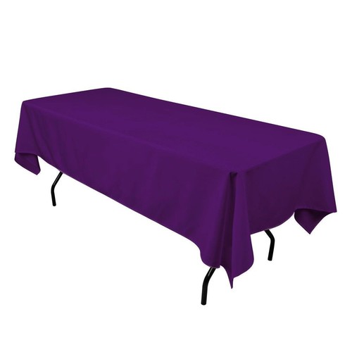 10pc 60x102 Rectangular Seamless Tablecloth For Wedding Restaurant Banquet Party - Picture 7 of 20