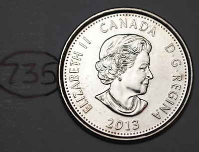 Canada 2013 Secord 25 cents Circulated Quarter Lot# 735 | eBay