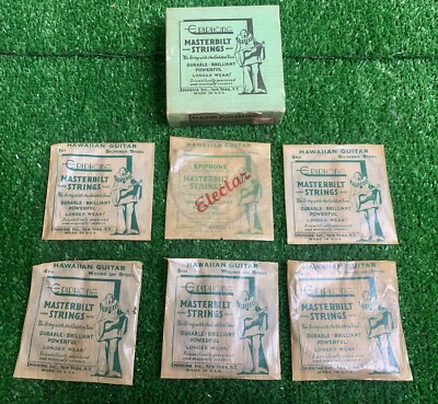 vintage epiphone masterbilt hawaiian guitar strings READ