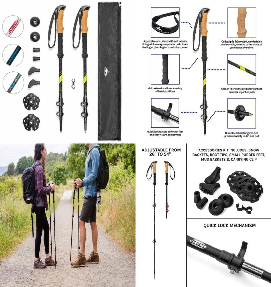 Cascade hiking clearance poles