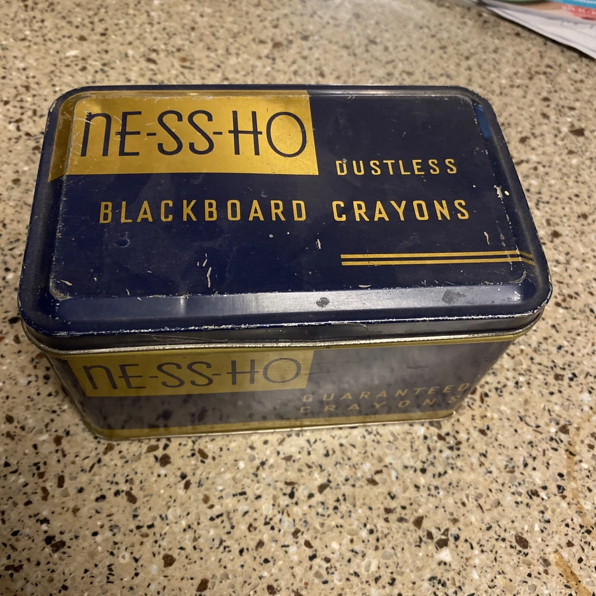 Vintage Ne ss ho Dustless Blackboard Crayons Guaranteed Crayons