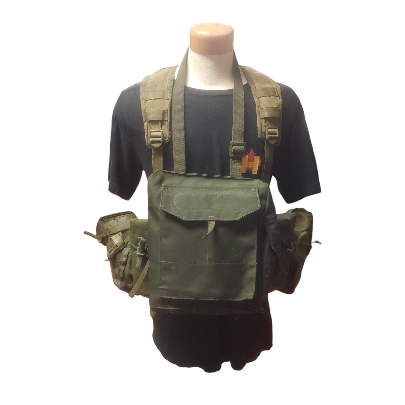 Canadian Armed Forces '82 Pattern Load Bearing 11 Piece Web Set Medium ...