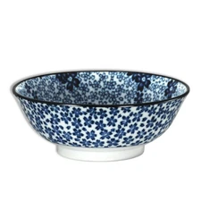 Japanese Ramen Noodle Rice Bowl 7.5"D Porcelain Sakura Cherry Blossom JAPAN MADE
