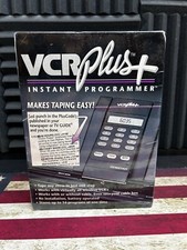 Vintage Gemstar VCR Plus  Instant Programmer Factory Sealed 1991 VHS Player TV