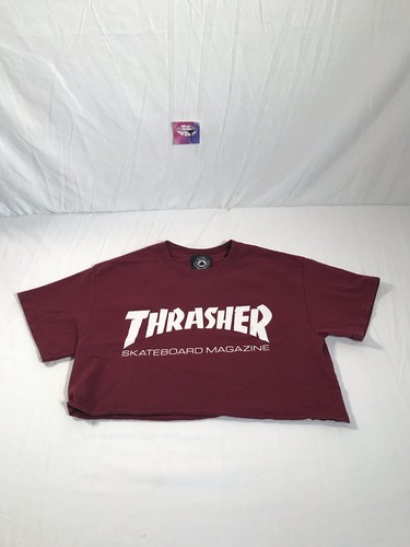 Thrasher Graphic Cropped Shirt Womens 
