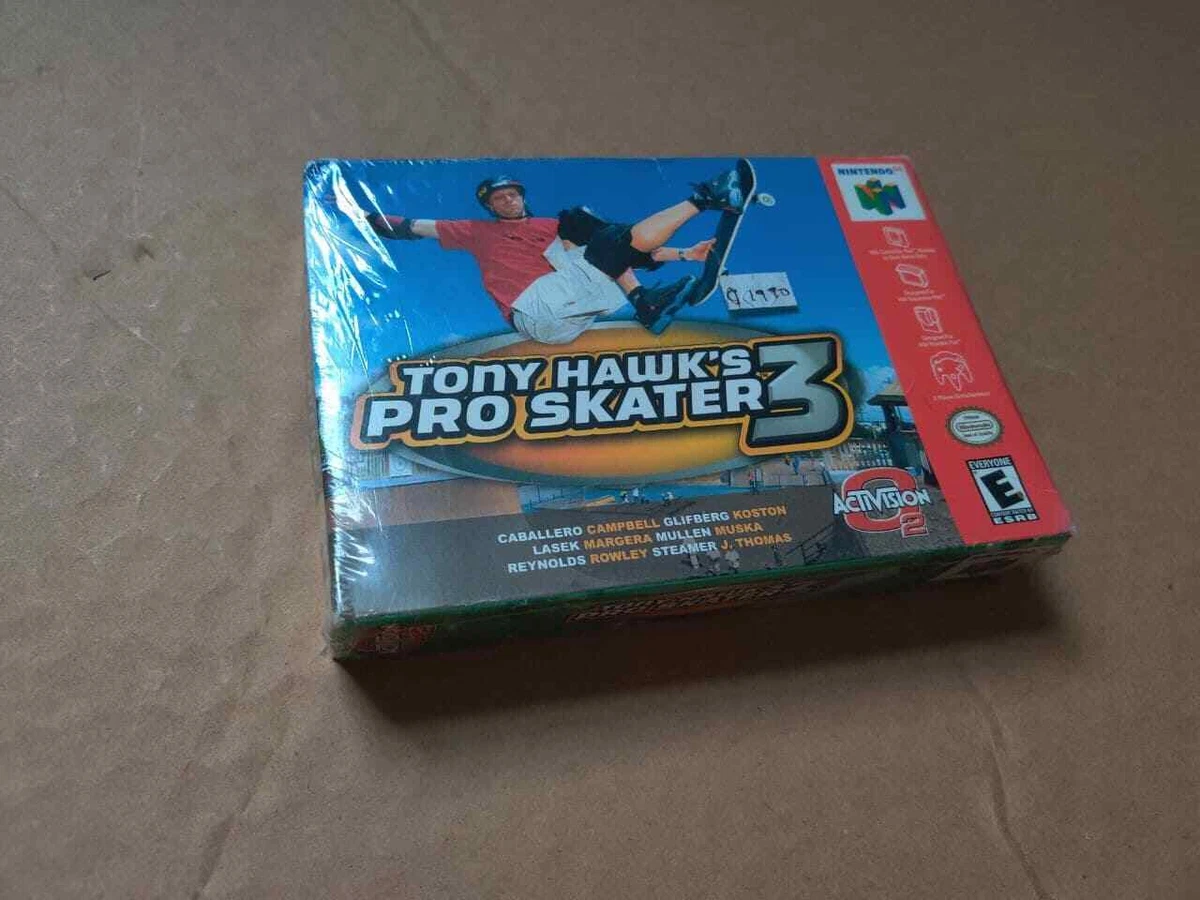 Tony Hawk's Pro Skater 3 (Nintendo 64, 2002) for sale online