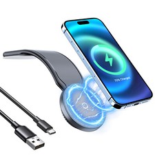 MagSafe Car Mount Bendable Detachable Aluminum Arm Magnetic Car Phone Holder 15W