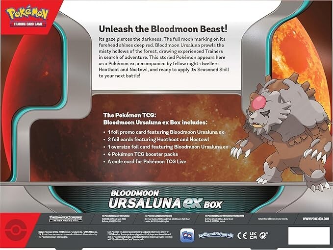 pokmon - trading card game: bloodmoon ursaluna ex box Bloodmoon Ursaluna ex - 202/167 - SV06: Twilight Masquerade [ULTRA RARE]