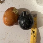 Large 2 1/2 Pds Onyx Polished Stone W/2 Eggs Alabaster Lefton Made In Italy — photo 9