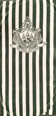 Vintage 5-Star The Beverly Hills Hotel and Bungalows Beach Towel Pool Terry