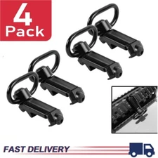 4Pcs QD Sling Swivel Attachments 45-Degree Low Profile Picatinny Rail Mount