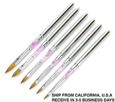 ACRYLIC NAIL ART DESIGN BRUSH PEN PAINTING NAIL TIPS 