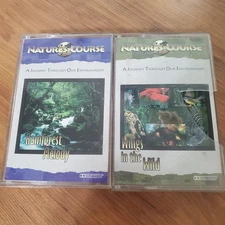 Lot of 2 Natures Course cassette tapes Rain forest Melody & Wings in the Wild