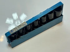 Cornwell USA TSUP-227RS 7pc SAE Universal Swivel Impact Socket Set, 3/8” Drive