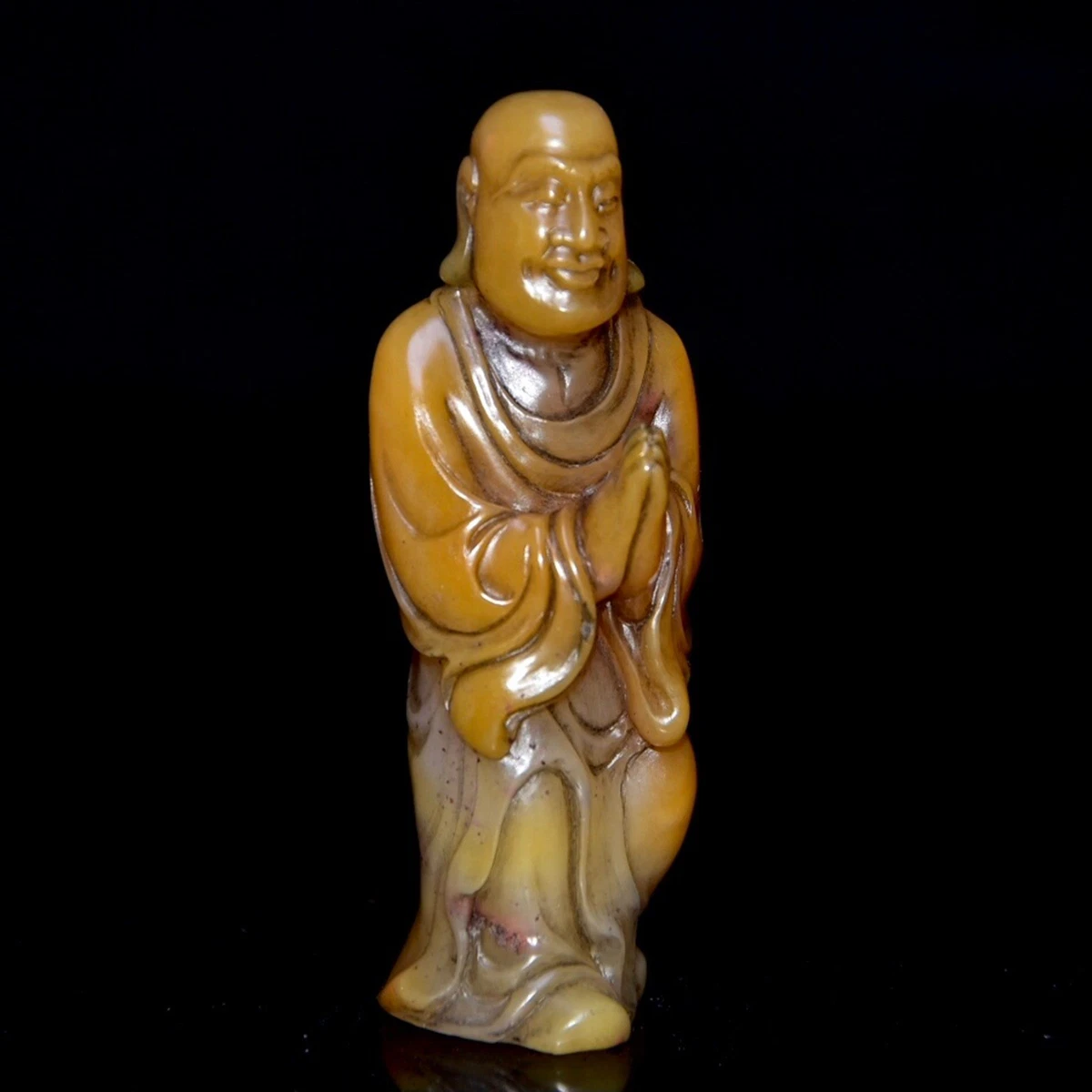 中国古董佛像和寿山石主雕像| eBay