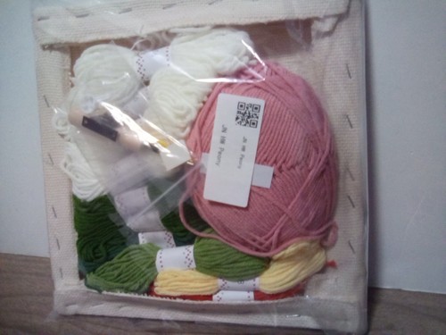 Jaenea Healing Weave Punch Needle Kit Peony Flowers Opened/New