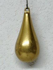 Uhrengewicht Messing 1078 g, ca. 119 mm, Ø ca. 53 mm, Zaanse Wanduhr 
