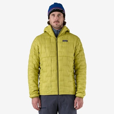 Patagonia Micro Puff Hooded Insulated Zip Puffy Jacket Bundle
