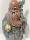 Vintage Chinese Shou Xing Longevity and Immortality God Statue Figure Decor — photo 1