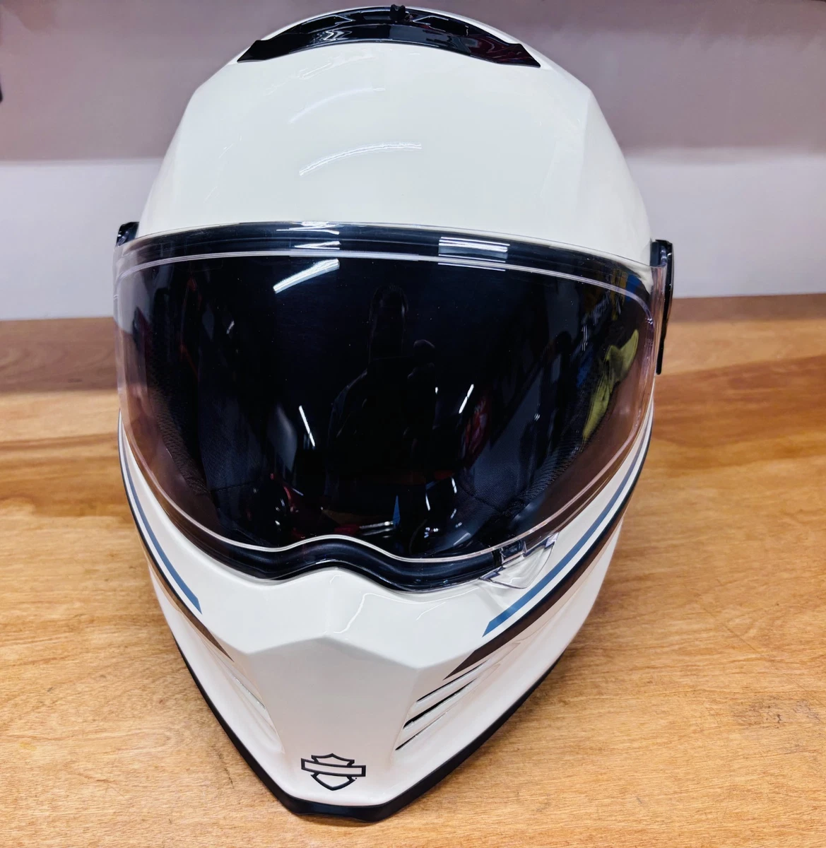 Harley-Davidson フルフェイス XL 60～61cm 未満 Harley-Davidson White Size XL Motorcycle & Powersports Helmets for
