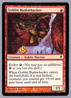 Goblin Bushwhacker - 125 - Zendikar (ZEN) MTG
