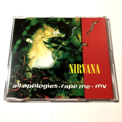 Nirvana All Apologies Rape Me MV UK CD Single 1993 Grunge Rare