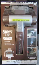 New HorsePower Giddy Up Grill Cleaner –Cordless, Rechargeable BBQ Grill Cleaner