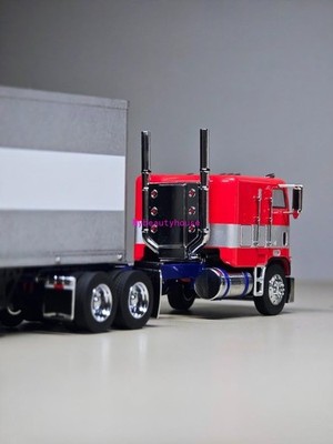 1:64 596 HEC G1 Freightliner Container Truck Tractor Model Diecast