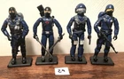 GI Joe ARAH Custom Blue Cobra Set including Storm Shadow, Firefly, Wild Weasel