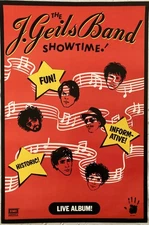 J.Geils Band 1982 Promo Poster Showtime Brand New Condition Fun Historic W