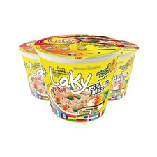 Laky Men Noodle Soup Instant Ramen pollo  pollo PACK OF 6