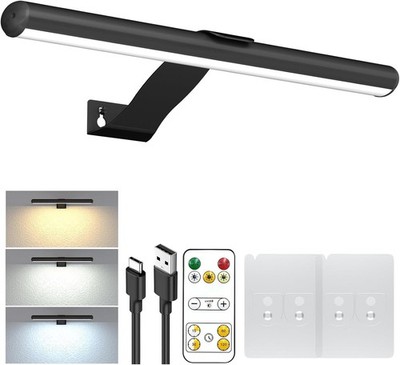 Luces LED Para Cuadros De Pared Doradas Arte Fotos Recargable Lampara Con Remoto