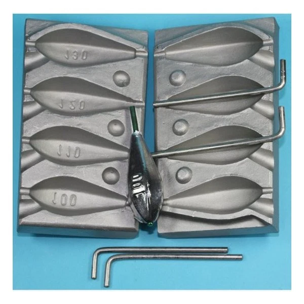 MOULE A PLOMBS PALANGRE PERCE 100-110-120-130 GRS - MOU095 Alciumpeche